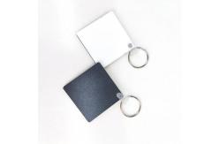 China Square Retractable 10g Personalized Key Chain supplier