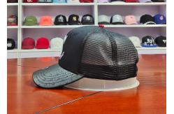 China Custom 3D 2D Metal Thread Baseball Trucker Mesh Cap supplier