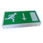 Running Man Rechargeable LED Exit Signs Wall Surface Mounted , CE Certification for sale