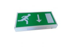 China Running Man Rechargeable LED Exit Signs Wall Surface Mounted , CE Certification supplier