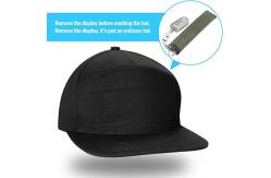 China Programmable Bluetooth LED Hat Display Message Editable Cool Caps supplier