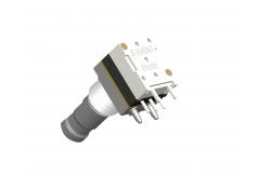China 18 Detent Industrial Rotary Encoder Logic With 0.5 Travel Push Switch supplier