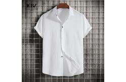 China Viscose/polyester/spandex Custom Mens Ethnic Printed Hawaiian Shirt with Stand Collar supplier