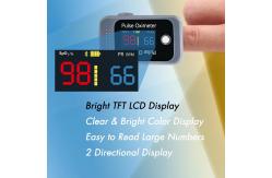 China Small Portable Finger Pulse Oximeter 58x34x30mm supplier