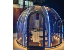 China Spacious Mall Transparent Dome House PC Dome Tent With Aluminium Frame supplier