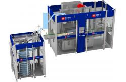 China ODM Bottle Sleeve Hot Melt Labelling Machine 24000BPH supplier