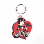 Rubber Keychain Pvc Metal Key Ring 3D Keytag Custom Logo Free Design Souvenir Gift for sale