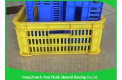 China Health Mesh Plastic Food Crates Food Grade Convenience Stores Easy Stacking supplier