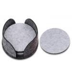 10*10 Cm 43 Color Felt Coasters Storage Suit With EN71 Certification for sale