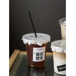 China Custom 90mm Disposable Bubble Tea Cups Smoothies Cold Coffee Drinking Plastic Pet Cups for sale