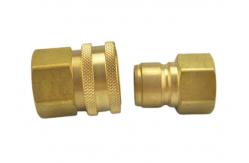 China 1700psi Non Valved Series Brass Quick Release Coupling supplier