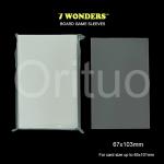 Matte 67x103mm 7 Wonders Clear Card Sleeves Easy Shuffling Non Glare