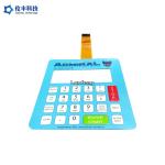 Tactile Two Tails Waterproof Membrane Switch , LCD Window Membrane Touch Switch for sale