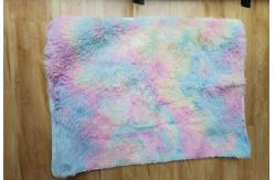 China Rainbow Design OEM Polyester Area Rugs Suede Back Available supplier