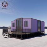 Easy And Fast Installation for Expandable double wing container house