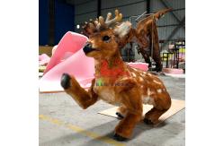 China New Realistic Animatronic Remote Control Walking Robot Animal Reindeer Robot Dog supplier