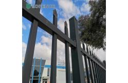 China Standard Size Tubular Steel Fence Easy Fit supplier