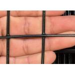 Corrosion Resistant Square Hole Black Pvc Coated Wire Mesh Panel Customizable For Concrete for sale