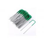 175mm Green Paint Steel U Type Insulated Staple For Fixing Garden Landscape for sale