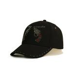 Constructed Shape 5 Panel Baseball Cap For Women Pigment Dyed Material