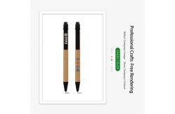 China Kraft Paper Creative Ball Pen Eco Friendly Recyclable Customized Ball Point Pens supplier