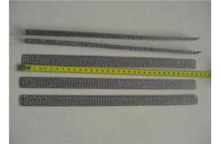 China Fine Plain Knitted Wire Mesh With 0.08mm-0.55mm Diameter supplier