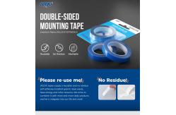 China 0.5mm Double Sided Mounting Tape ISO9001 Non Permanent Mounting Tape supplier