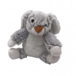 Grey Recording Plush Toy Repeating Speaking Rabbit 100% PP Cotton Inside for sale