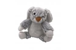 China Grey Recording Plush Toy Repeating Speaking Rabbit 100% PP Cotton Inside supplier