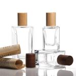 Luxury Custom Logo Crystal Shape Refillable Spray Glass Perfume Bottle