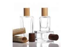 China Luxury Custom Logo Crystal Shape Refillable Spray Glass Perfume Bottle supplier