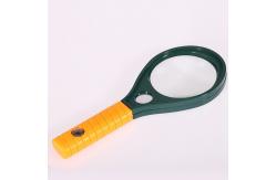 China Durable Plastic Handheld Reading Magnifier 3x 8x Home Reading With Compass supplier