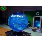 Full color 360 Degree Cylinder LED Display Outdoor Column curve Screen Advertising Billboard for sale