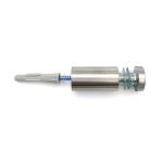 Display Fixture Cylinder Advertising Screw Stainless Steel Stand Off Glass Fixings for sale