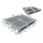 Heavy Duty Light Recycled Plastic Pallet Double Face for sale
