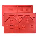 3D Silicone Baking Utensils House Shaped Square Handmade Diy Silicone Soap Mold for sale