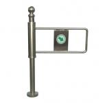 Hand Push Manual Swing Turnstile Gate Uni Directional 800mm Length for sale