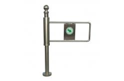 China Hand Push Manual Swing Turnstile Gate Uni Directional 800mm Length supplier