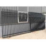 Wrought Iron ISO9001 L2400mm Sustainable Wrought Iron Steel Fence for sale
