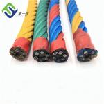 Fiber Wire Reinforced Rope 18mm 6 Strands For Kids Playground Equipment for sale