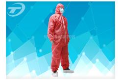 China Polypropylene Spunbond Disposable Coverall Suit With Hood Waterproof supplier