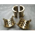 China Customizable Half Moon Bearing , Sintered Bronze Bushing Low Friction Coefficient manufacturer