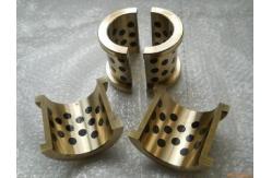China Customizable Half Moon Bearing , Sintered Bronze Bushing Low Friction Coefficient supplier