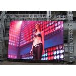 Energy Saving P4.81 Outdoor Led Screen Rental With 500 * 1000mm Iron Cabinet for sale