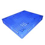 HDPE Plastic Pallets 1.2x1m Solid Top Rackable Pallet For Warehouse 0.8T Static Load for sale