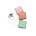 PU Leather Retractable Tape Measure Body Personalized 20mm Thick Metal for sale