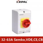 3 Pole IP65 Rotary Isolator Switch 230-440V 32Amp IEC Standard for sale