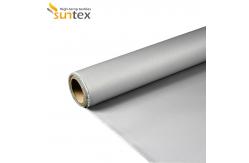 China Fire Retardant Silicone Coated Fiberglass Fabric  1.5 Meter Width High Durability supplier