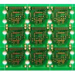 Green soldemask heavey copper pcb , double sided copper clad printed circuit board for sale