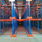 China LIFO Compatible Warehouse Shuttle Pallet Racking System ISO14001 manufacturer